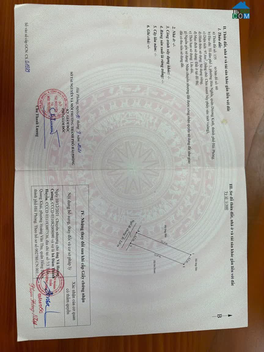 Ảnh Đất gần Vinhomes Dương Kinh – 97,6m² vị trí hiếm, sát trục lớn Giá tốt khu vực ZALO 0567 222 555 0