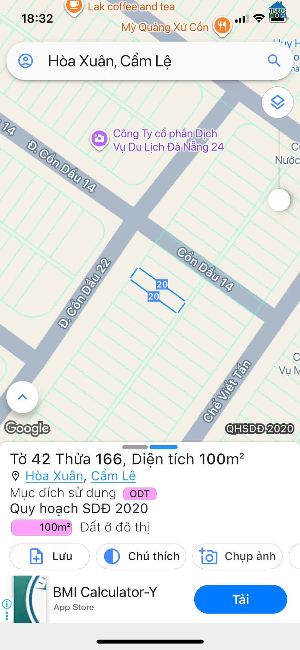 Ảnh Bán đất đường CỒN DẦU 22 - Hoà Xuân- Cẩm Lệ . DT 100m2 giá 6ty6 LH 0942992361 0