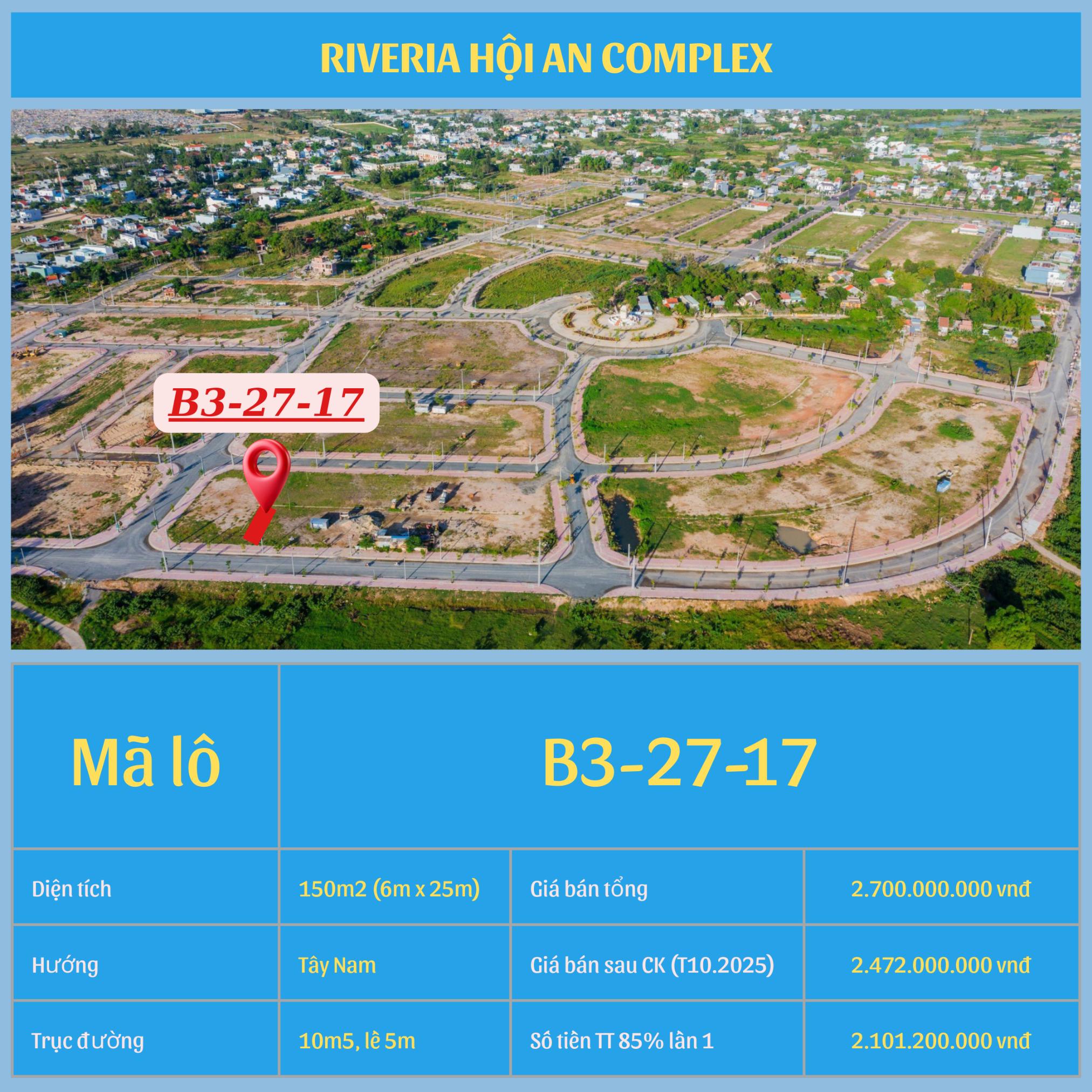 Ảnh Lô Đất Mặt Tiền Sát Phố Cổ Hội An Giá Chỉ Từ 2 Tỷ 0