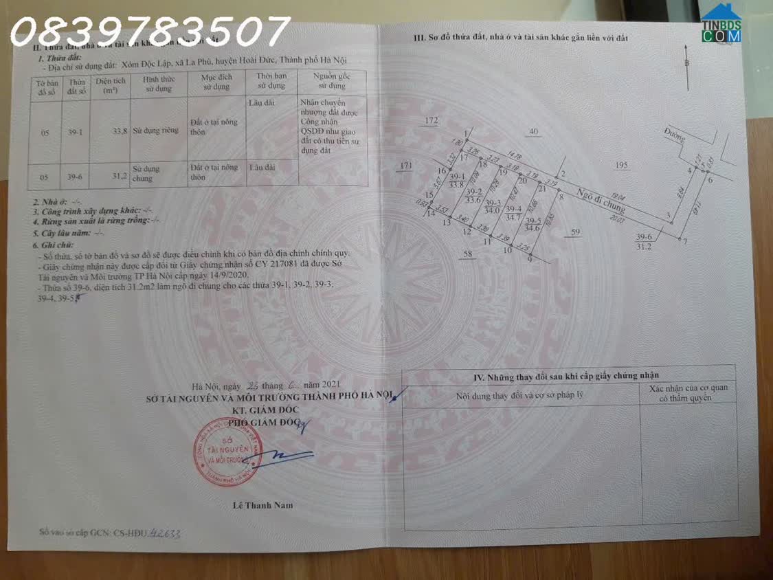 Ảnh Bán nhà căn góc xóm Độc Lập - La Phù - Hoài Đức - HN, ngay sau đô thị mới Geleximco 0