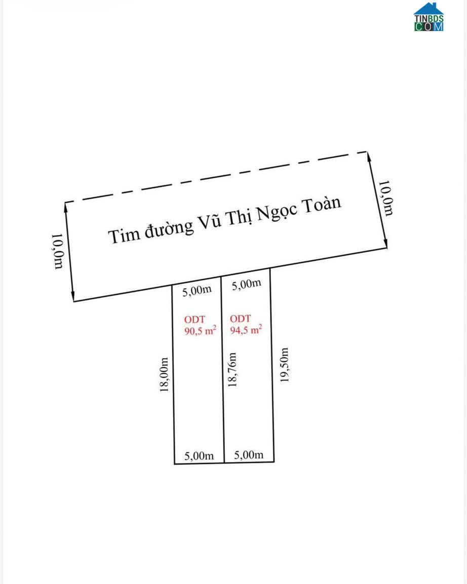 Ảnh Bán 2 lô đất TDP Tân Hợp – Tân Thành, đối diện Nhà Văn Hoá, đường 10m hiếm khu dân cư Giá đầu... 0