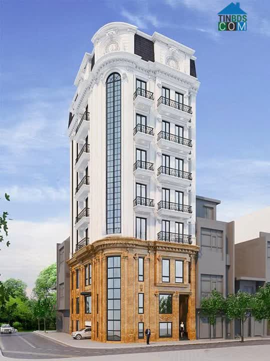 Ảnh Bán Tòa Căn Hộ VIP 9 Tầng Mặt Phố Lạc Long Quân. Vị Trí Lô Góc. DT 80m2, MT 16.5m, Giá 69 TỶ 0