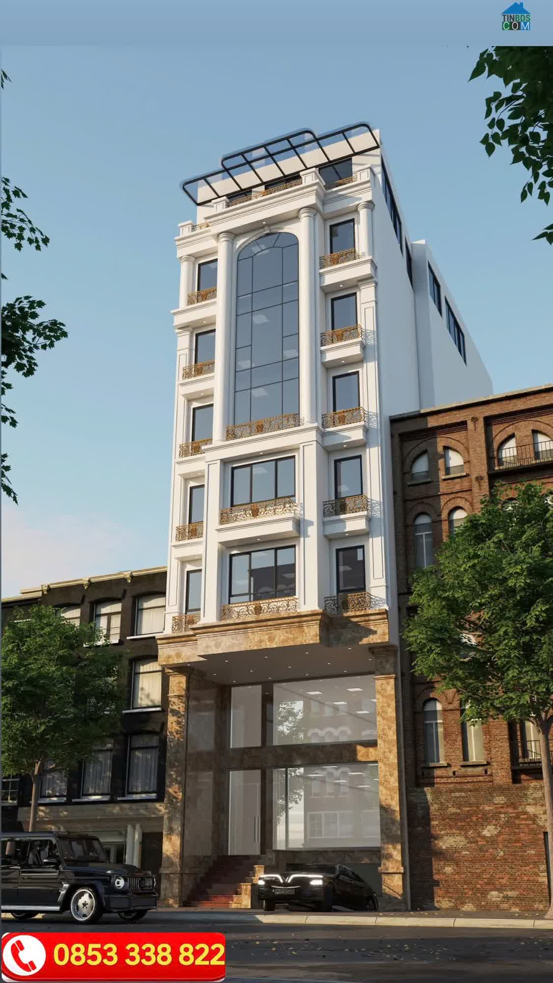 Ảnh Bán Tòa Văn Phòng 9 Tầng Xây Mới Mặt Phố Nguyễn Đình Hoàn. Vị Trí Đắc Địa. DT 195.9m2, MT 8,6m... 0