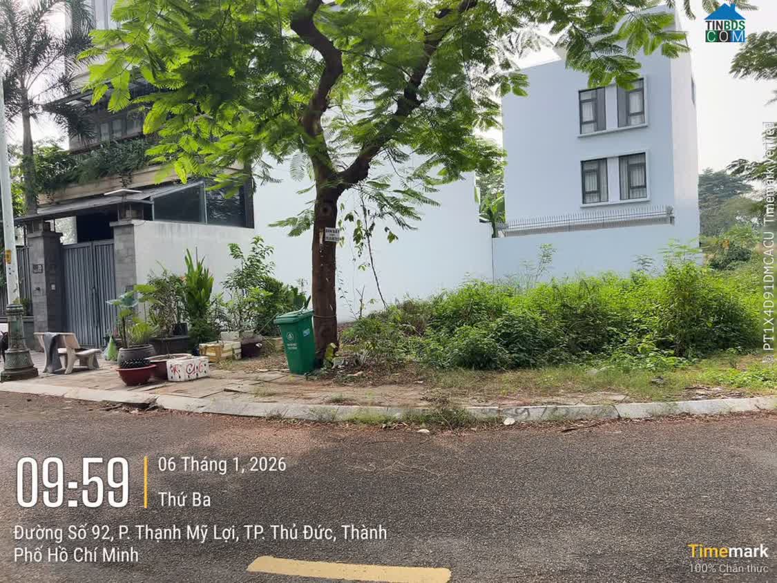 Ảnh Bán gấp nền biệt thự góc 2 mặt tiền khu Villa Thủ Thiêm, diện tích 275.6m2, đối diện công viên,... 0