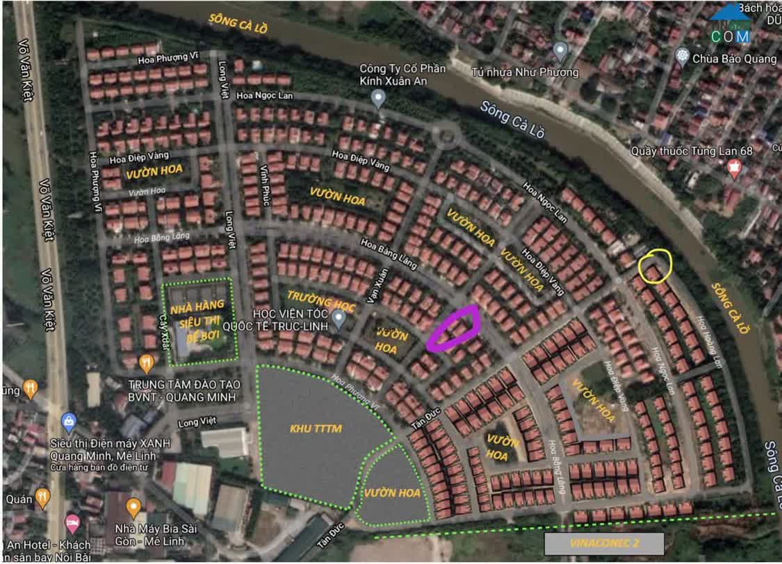 Ảnh Bán Biệt thự KĐT Quang Minh Mê Linh Hà Nội lô góc 228mx3T nhỉnh 80tr/m2 kinh doanh SĐCC 0