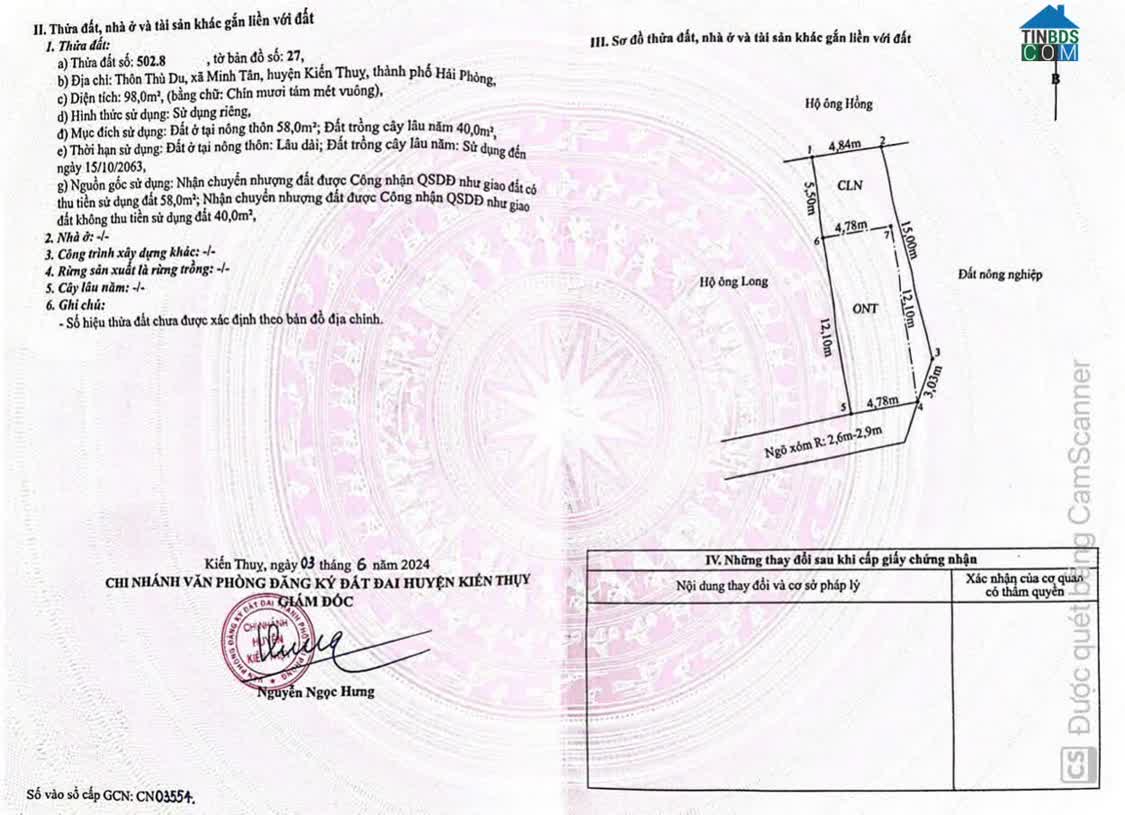 Ảnh Bán đất Thù Du Minh Tân 98m² – ngõ nhựa 4m hiếm khu phân lô, giá chỉ 8xx triệu Đón sóng hạ tầng... 0