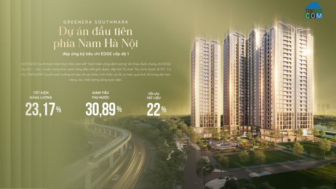 Ảnh Quỹ căn 3 ngủ độc quyền chiết khấu 17% dự án Greenera Southmark- 486 Ngọc Hồi 0