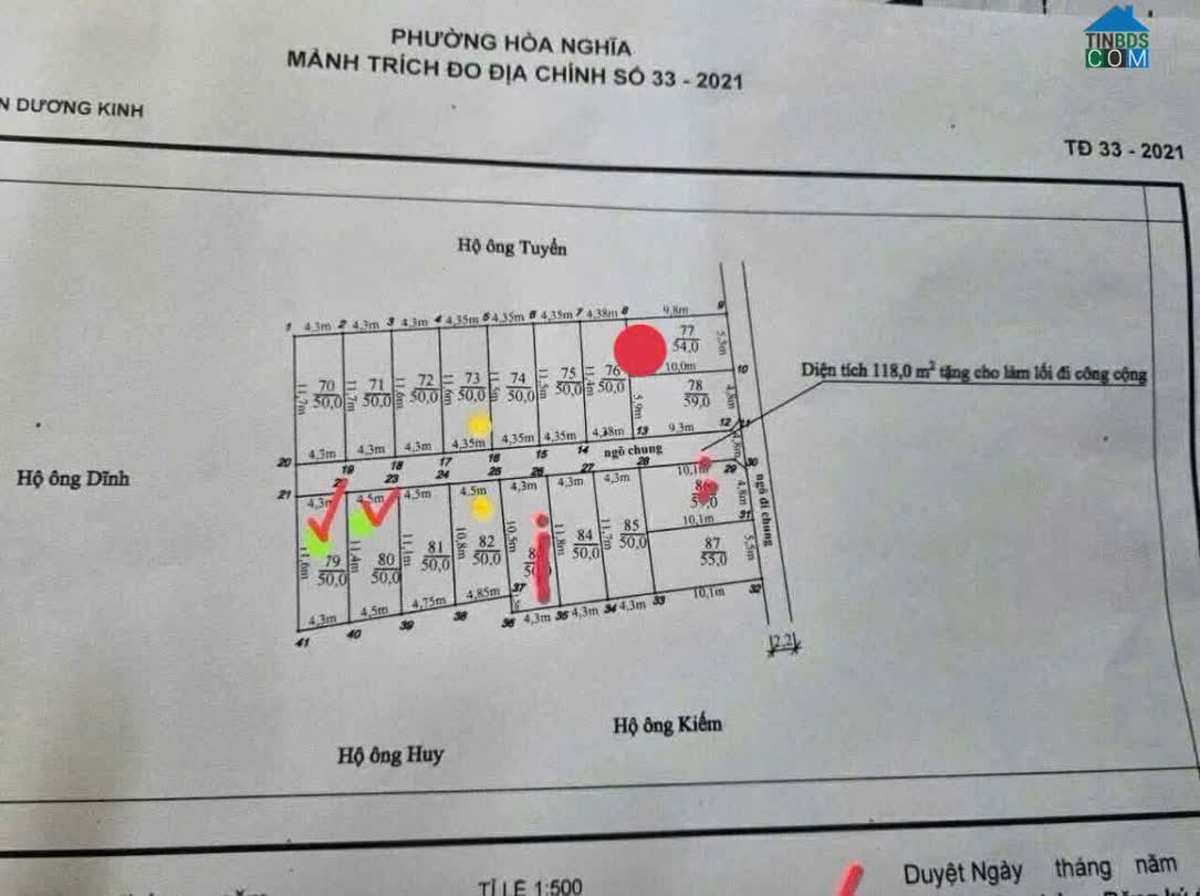 Ảnh Lô đất tuyến 2 ngõ 136 Hải Phong giá 1.6x tỷ – Vị trí hiếm sát Vinhomes Gold City, ô tô vào tận... 0