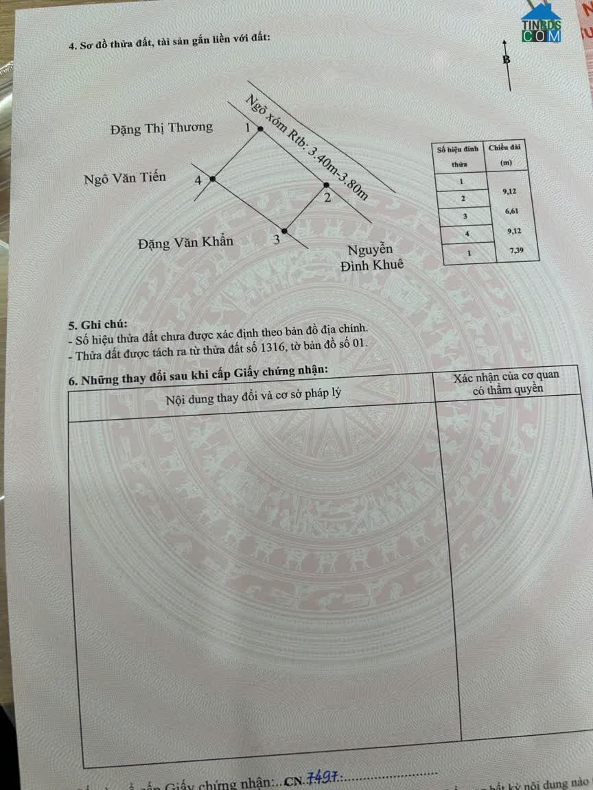 Ảnh Bán lô đất trung tâm Xuân La Thanh Sơn 63,8m² – mặt tiền rộng hiếm, ngõ thông, giá 1.2x tỷ ZALO... 0