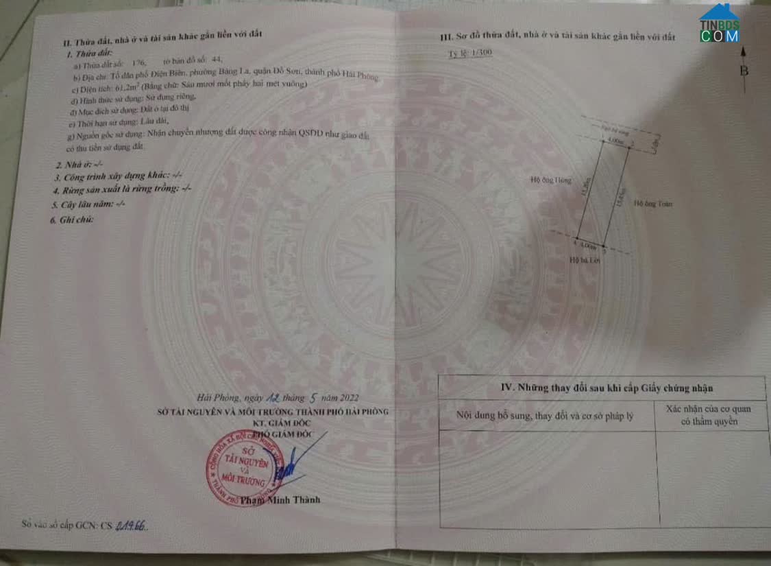 Ảnh Giá 8xx triệu – Lô đất gần chợ Bàng La, ngõ bê tông ô tô vào, diện tích đẹp ZALO 0567 222 555 0