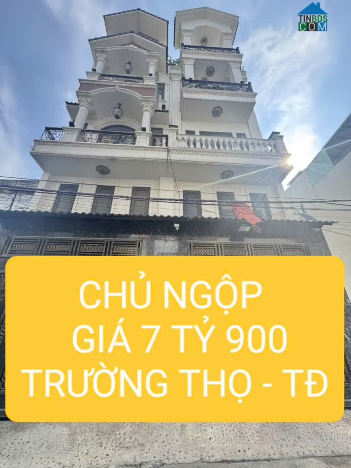 Ảnh Nhà 4 Lầu - Hẻm Xe Tải Quay Đầu - F Trường Thọ - Thủ Đức - Giá 7 Tỷ 900 0