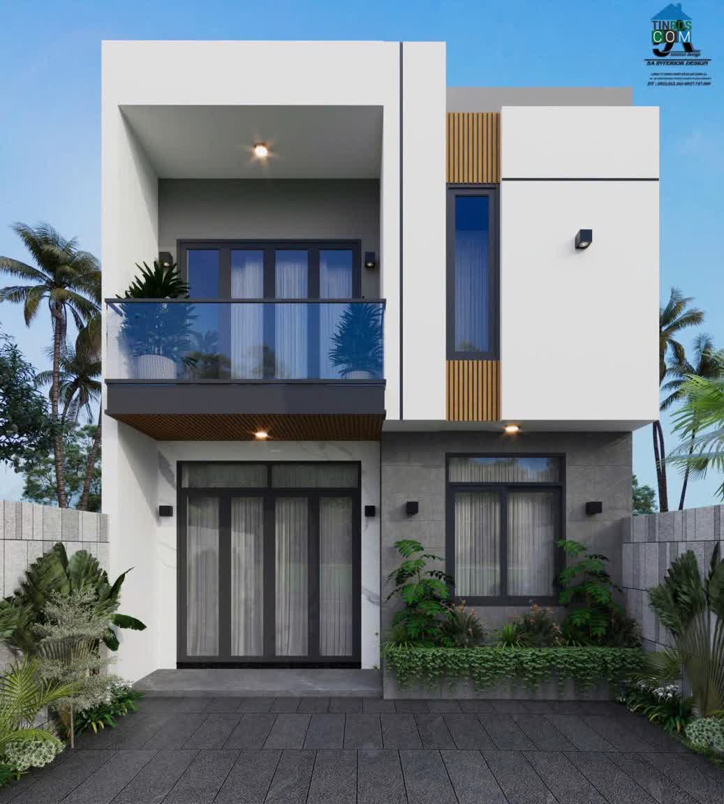 Ảnh Cần tiền bán gấp mặt tiền đường nhựa 1 lầu 1 trệt mới xây chưa ở TT Long Điền, BRVT 0