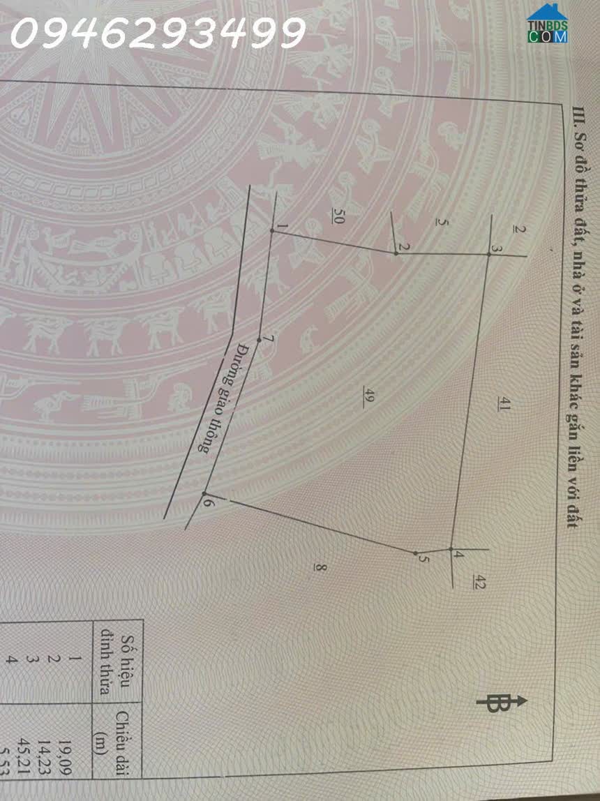 Ảnh Chính chủ cần bán đất Xã La Ngà, Định Quán, Đồng Nai, sát Hồ Trị An,DT 1.501m2, giá đầu tư 0