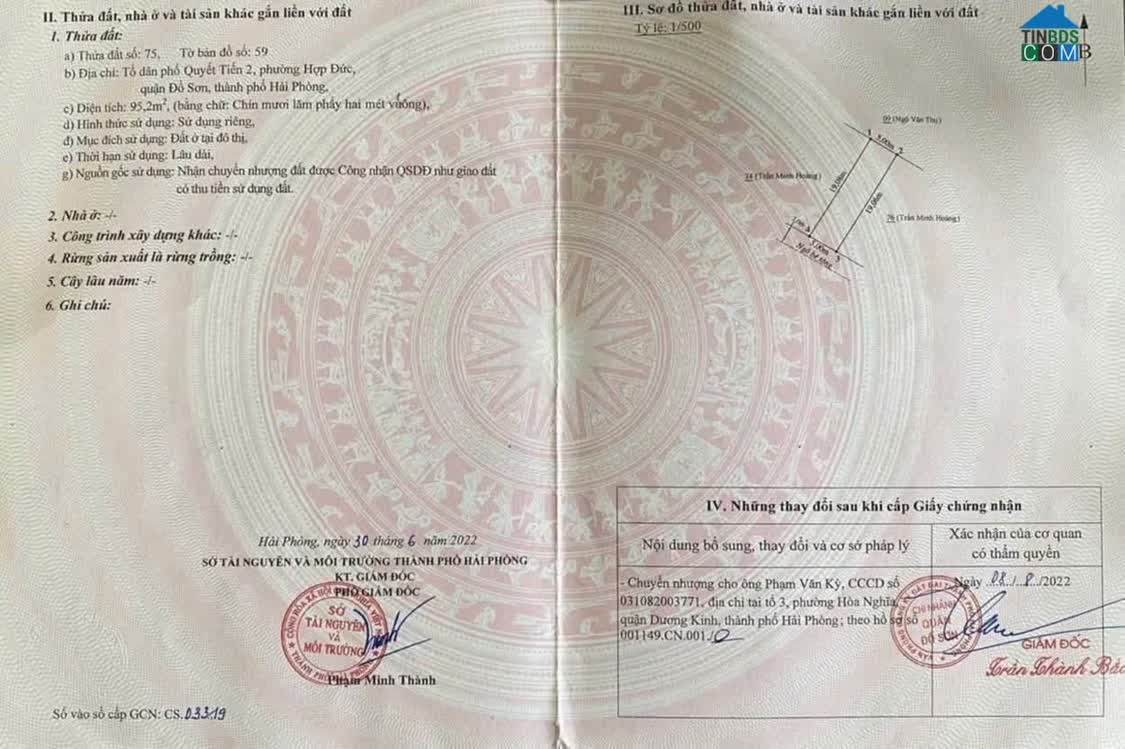 Ảnh Bán đất Quyết Tiến 2 Hợp Đức Đồ Sơn giá đầu tư hiếm dưới 1 tỷ ZALO 0567 222 555 0