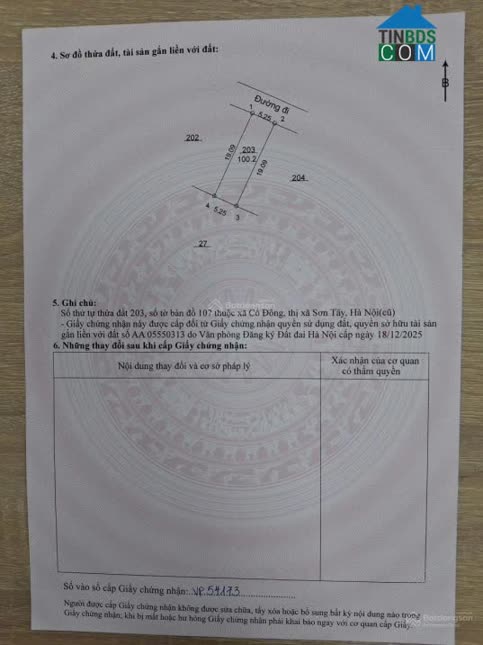 Ảnh Bán đất tại Đường 21, Cổ Đông, Sơn Tây, Hà Nội, 2,1 tỷ, 100m2 0