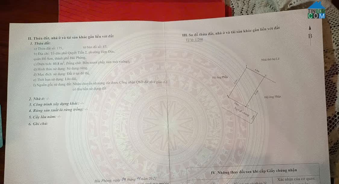 Ảnh Giá 6xx triệu – Lô 40,8m² gần chợ Quyết Tiến Hợp Đức, ngõ nhựa mới đẹp ZALO 0567 222 555 0