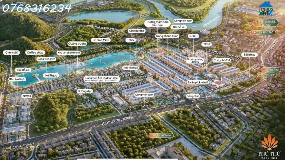 Ảnh Sở Hữu Ngay Lô Đất Vàng Tại Phú Thứ Park Hill - Giá Chỉ Từ 16 - 20 triệu/m2, Sẵn Sổ Đỏ 0