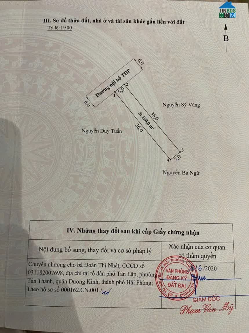 Ảnh Bán Lô 180m² Tân Lập – Tân Thành – Dương Kinh Giá 1X Triệu/m² – Đường 6M Có Vỉa Hè – Hàng Diện... 0