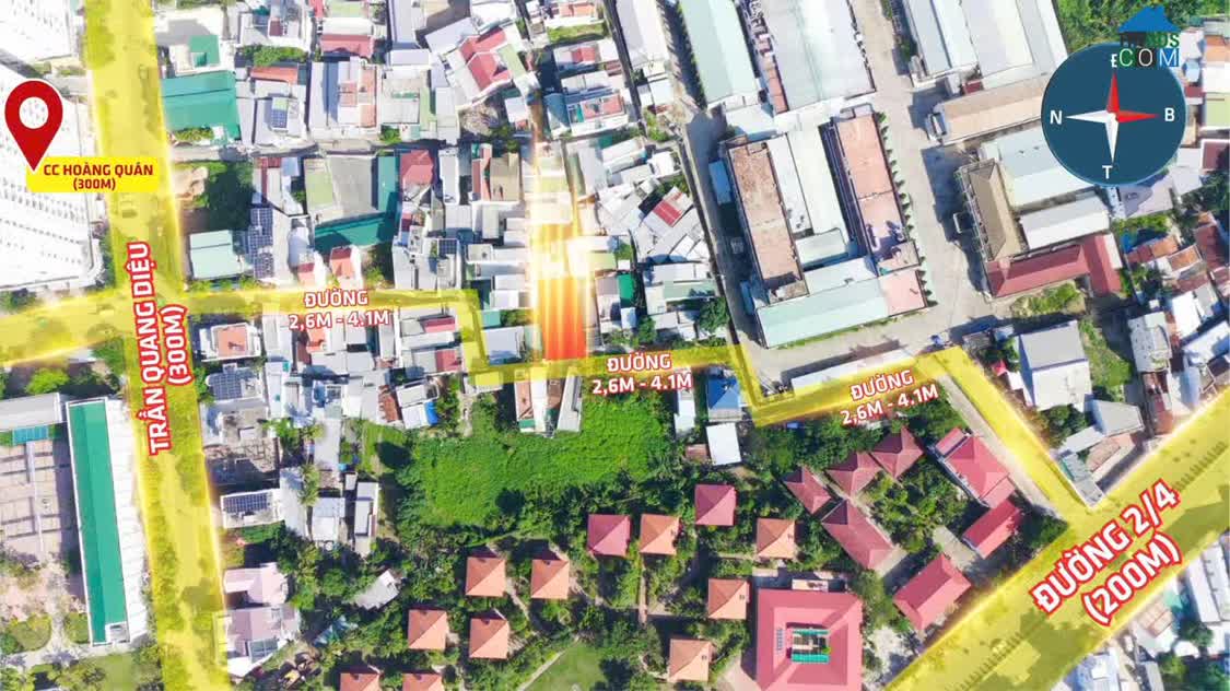 Ảnh 3 LÔ ĐẤT VÀNG - TÂM ĐIỂM XÂY DỰNG CĂN HỘ DỊCH VỤ dt: 101.6m2 3 tỷ 752tr lh e 0