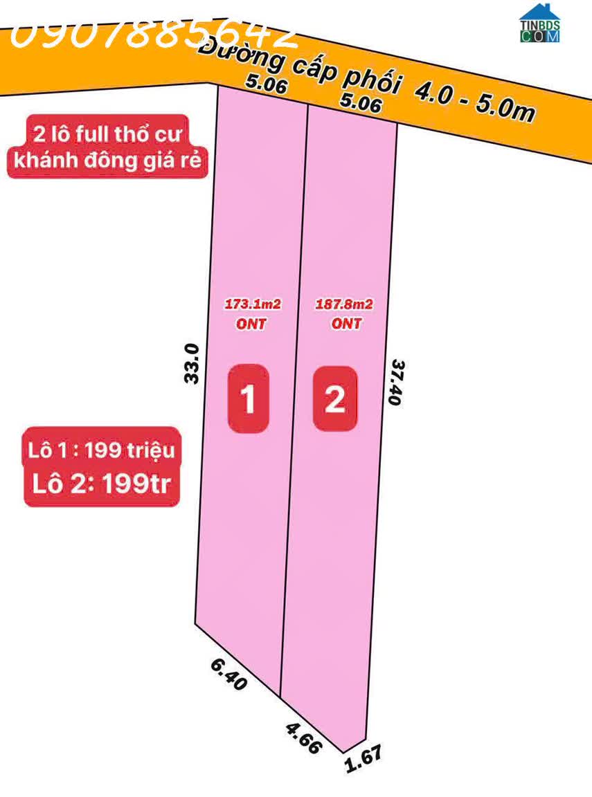 Ảnh Đất nền giá rẻ chỉ 179 triệu tại khánh hoà 0