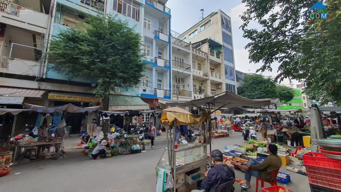 Ảnh Mặt Tiền Ngay Chợ HÒA Bình Quận 5- 83m Vuông Vức 3 Tầng 4 Pn Chỉ 28 Tỷ TL 0