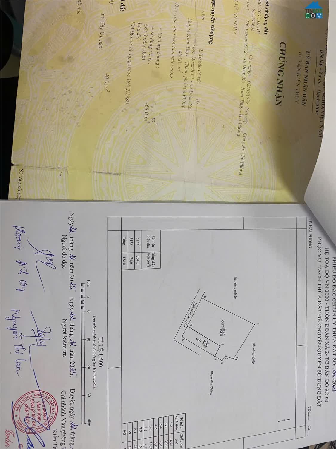 Ảnh Bán Lô Góc 74M2 Đoàn Xá Kiến Thuỵ – 2 Mặt Ngõ Ô Tô – Quỹ Đất Dân Cư Hiếm Zalo 0567 222 555 0