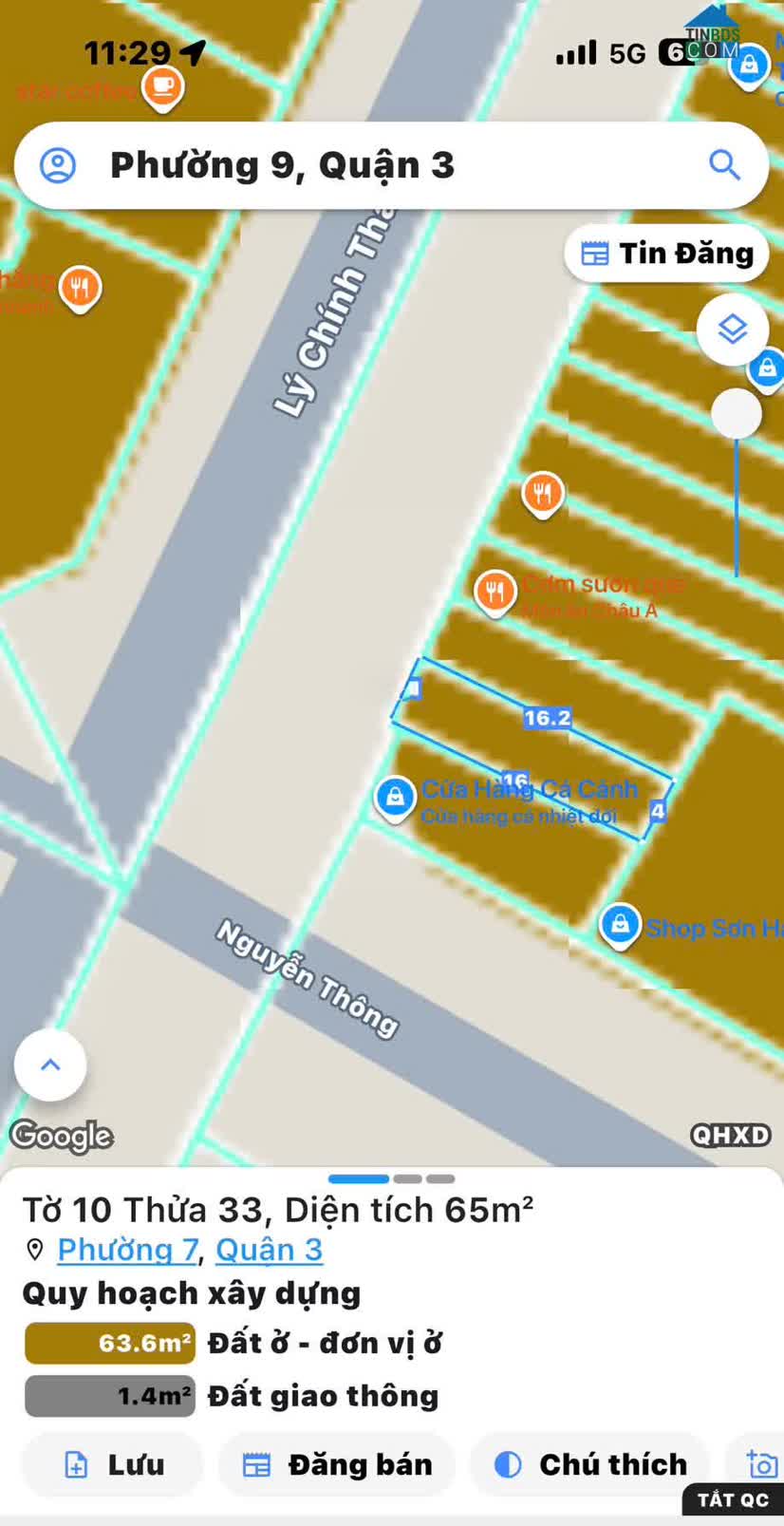 Ảnh Bán Nhà Mặt Tiền KD Đ.Lý Chính Thẳng, P.Võ Thị Sáu, Quận 3 - DT Đẹp 4m*15m Vuông Vức Full Thổ Cư... 0