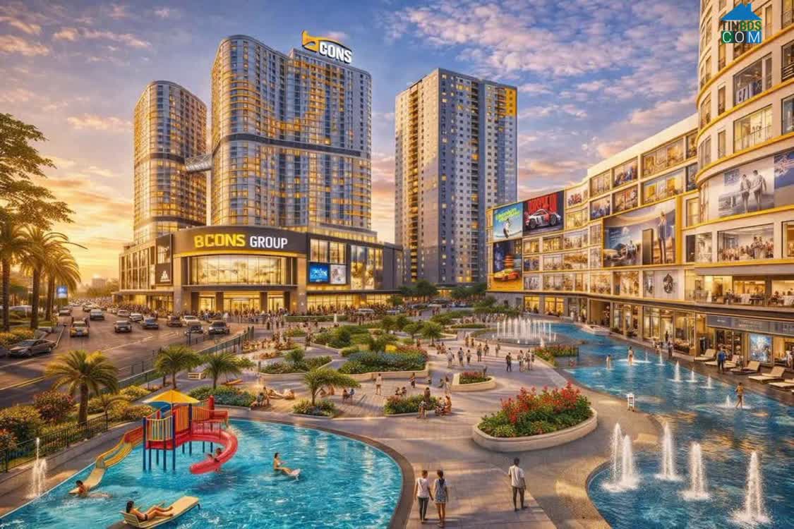 Ảnh Bcons center city căn hộ kết hơp TTTM lớn nhất khu vực liên hệ tìm hiểu thông tin 1
