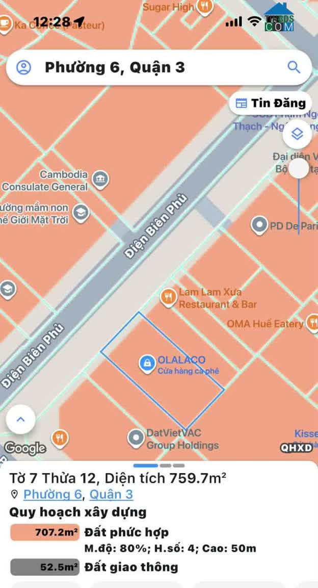 Ảnh Bán Nhà Mặt Tiền KD Đ.Điện Biên Phủ, Quận 3 - 19m*40m - CPXD 2 Hầm 12 Tầng - Không Có Sản Phẩm... 0