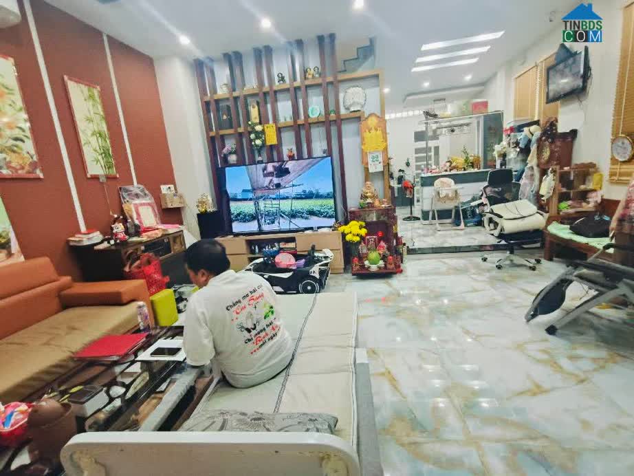 Ảnh Nhà mặt tiền xe hơi 4 tầng gần chợ Phú Lợi 2 ngang 9m Hoàn công đủ- 0931172218 0