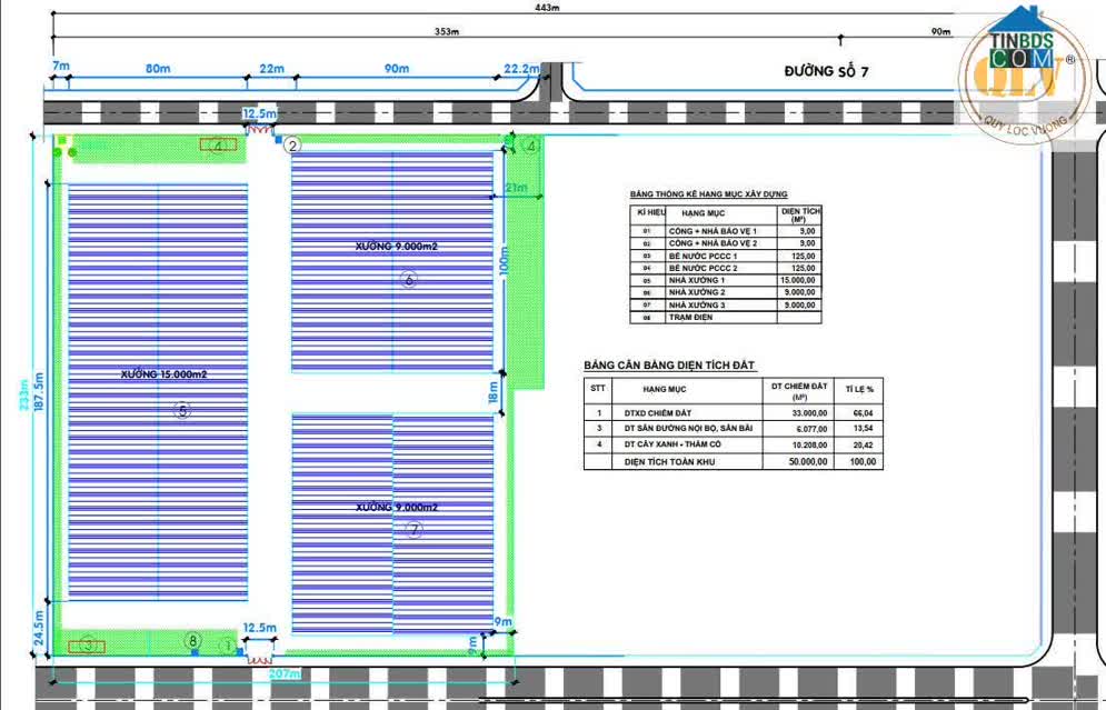 Ảnh Cho Thuê Nhà Xưởng – KCN Long Đức, đn – 33.000m² 0