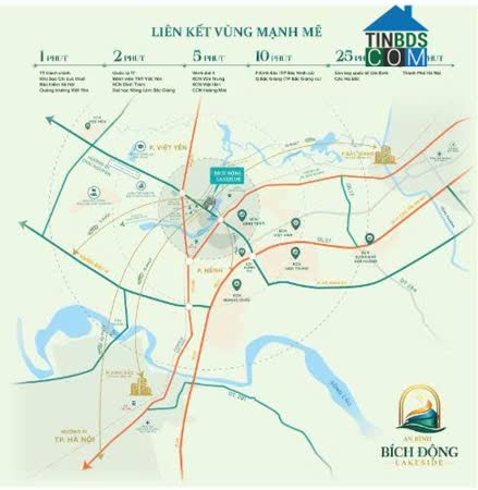Ảnh Bán Bích Động Lakeside - 160m²– gần ngay trung tâm hành chính Việt Yên - 68 triệu/m² 0