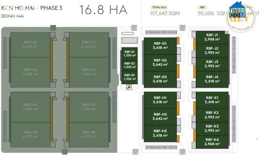 Ảnh Cho Thuê Nhà Xưởng KCN Hố Nai, Đn 55.928m² 0