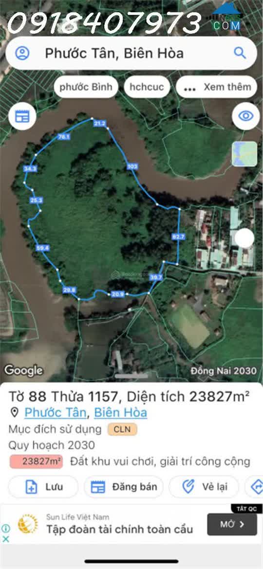 Ảnh Bán đất cây lâu năm tại Phước Tân, hơn 20.000 m2, hot! Bao đẹp. Giá 5.5 triệu/m2 0