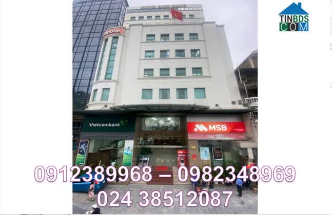 Ảnh Văn phòng cho thuê tại Toà nhà KINGBULDING số 7 Chùa Bộc, Hà Nội. 0912389968 0