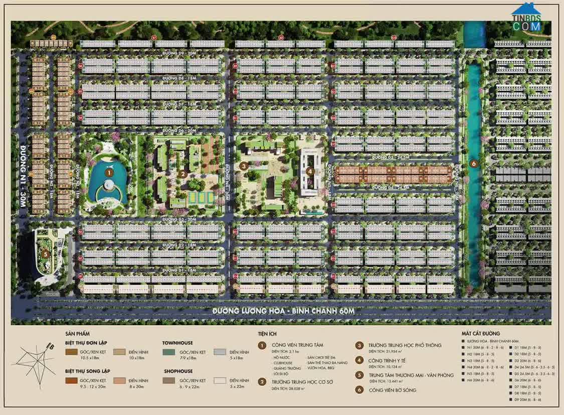 Ảnh Bán Đất nền dự án theo dự án Dragon Eden tại Dragon Eden, DT830, Xã Lương Hòa, Huyện Bến Lức,... 0