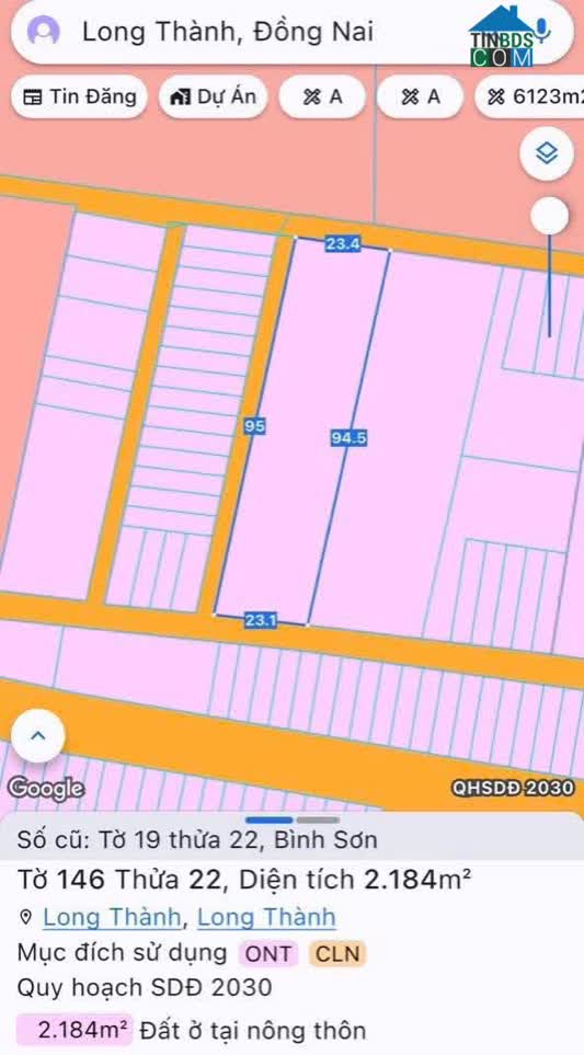 Ảnh Lô đất quá đẹp thích hợp phân lô bán nền Bình Sơn gần sân bay Long Thành Đồng Nai 2184m2 0