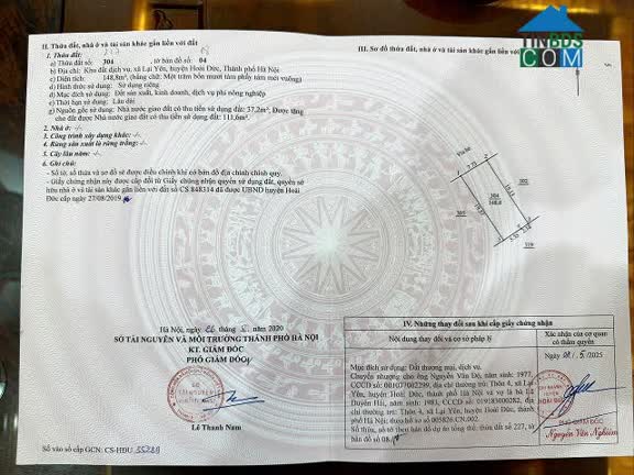 Ảnh Cần bán nhanh lô đất khu đất dịch vụ xã Lại Yên, Hoài Đức, Hà Nội, 0984299511 0