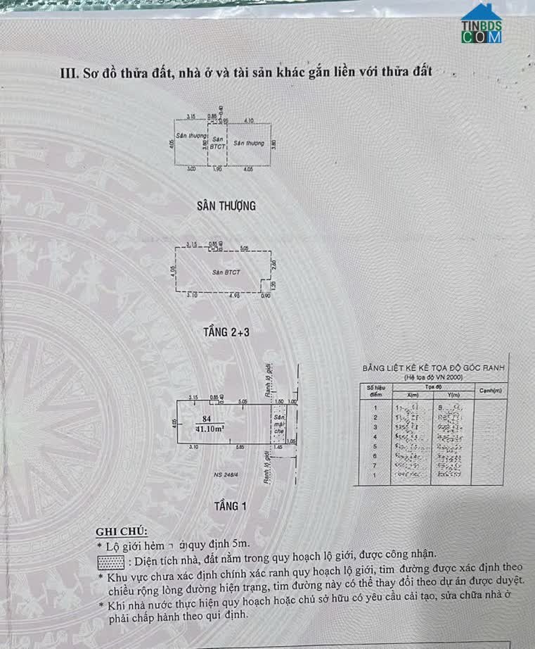 Ảnh TRUNG TÂM TÂN BÌNH - 4x10.5 x 4 tầng BTCT/ 4 pn - 3 bước ra mặt tiền - chỉ 8 tỷ. 0