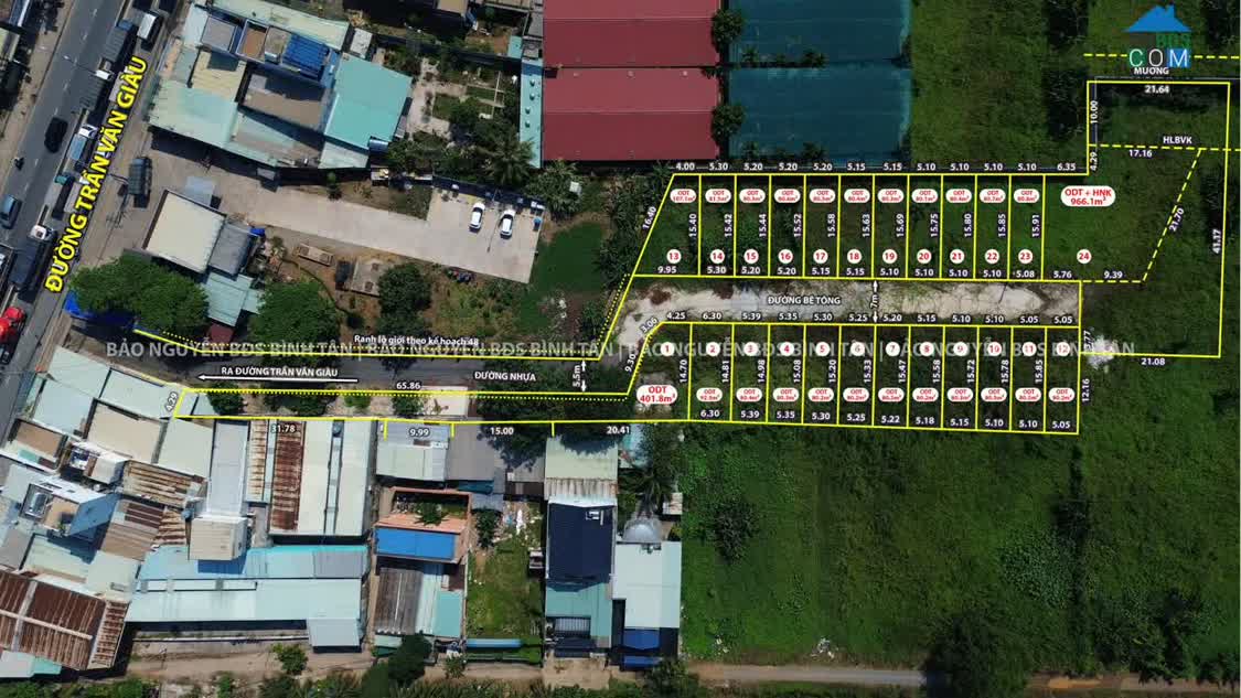 Ảnh Bán Đất Trần Văn Giàu Bình Chánh Khu Phân Lô Đồng Bộ 80m2 Giá Tốt 2,5 Tỷ 0