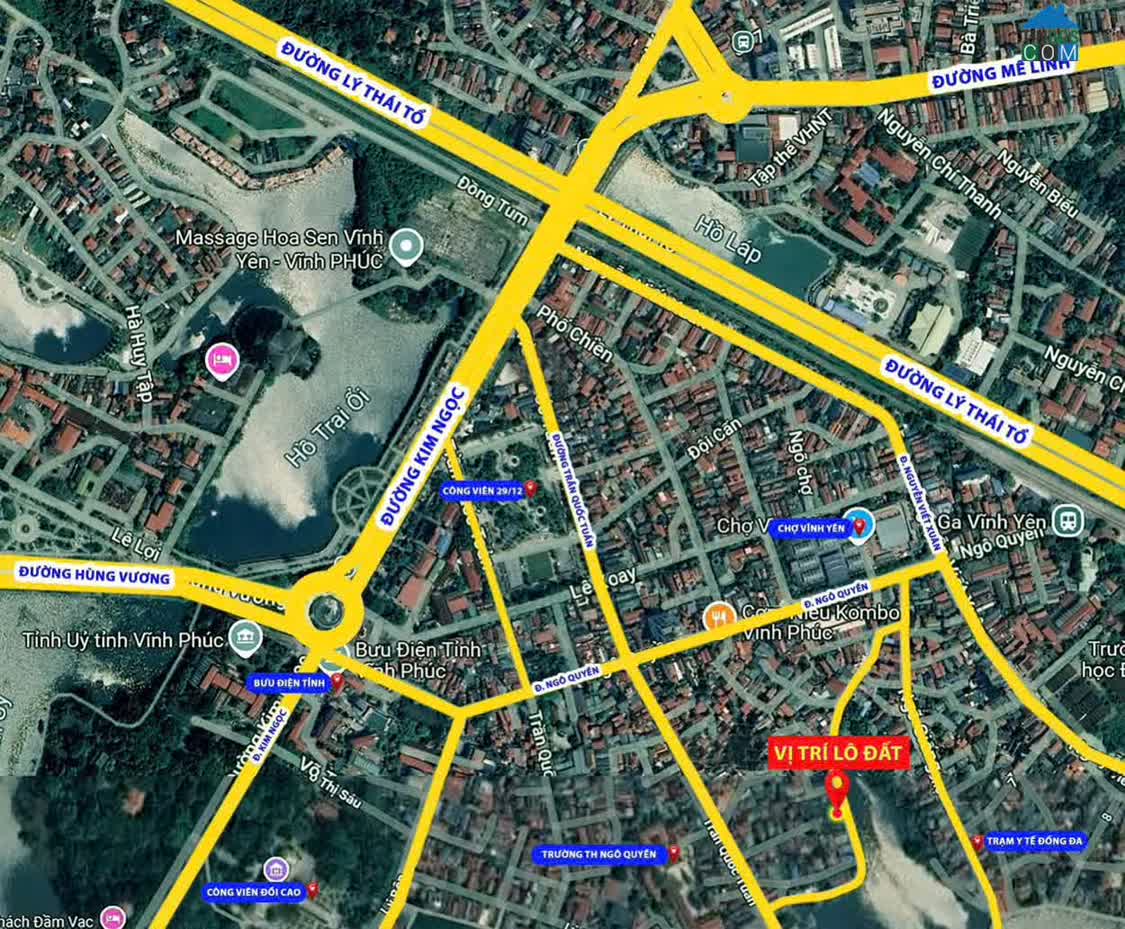 Ảnh Bán đất view hồ tại Đống đa, Vĩnh yên, Vĩnh Phúc. DT 96m2 giá chỉ 4.28 tỷ 0