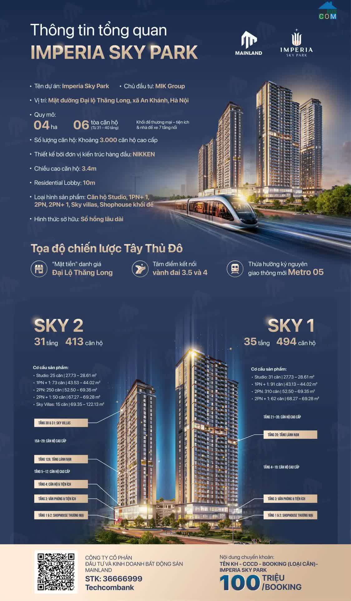 Ảnh Căn hộ Imperia Sky Park Nam An Khánh, Hoài Đức, Hà Nội 0