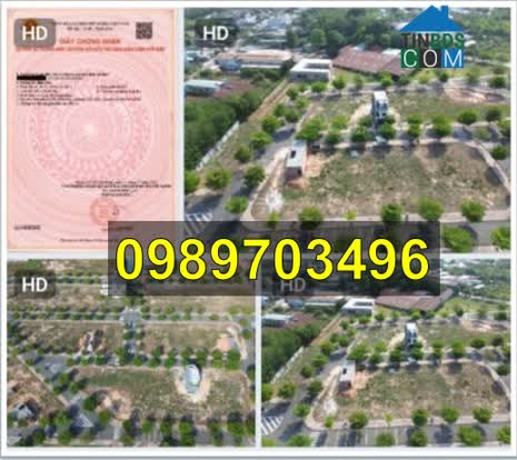 Ảnh ☢️Chính chủ bán nhanh lô đất nền đẹp, sẵn sổ, full thổ cư Phường Thới Hòa, Bến Cát; 0989703496 0