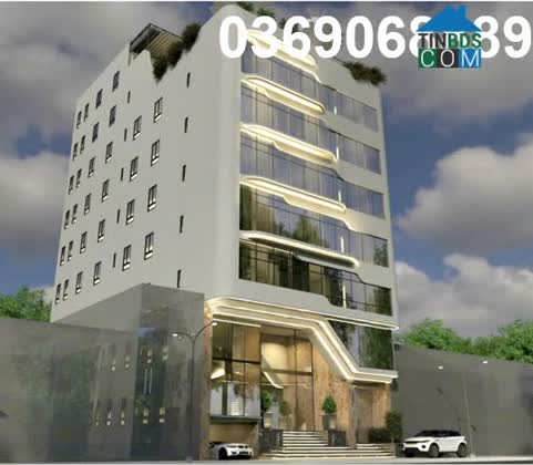 Ảnh Cho thuê tòa nhà 7 tầng - 2 hầm - 1 tum tại ngã tư đường lớn liên huyện Đông Anh. 0369068889 0