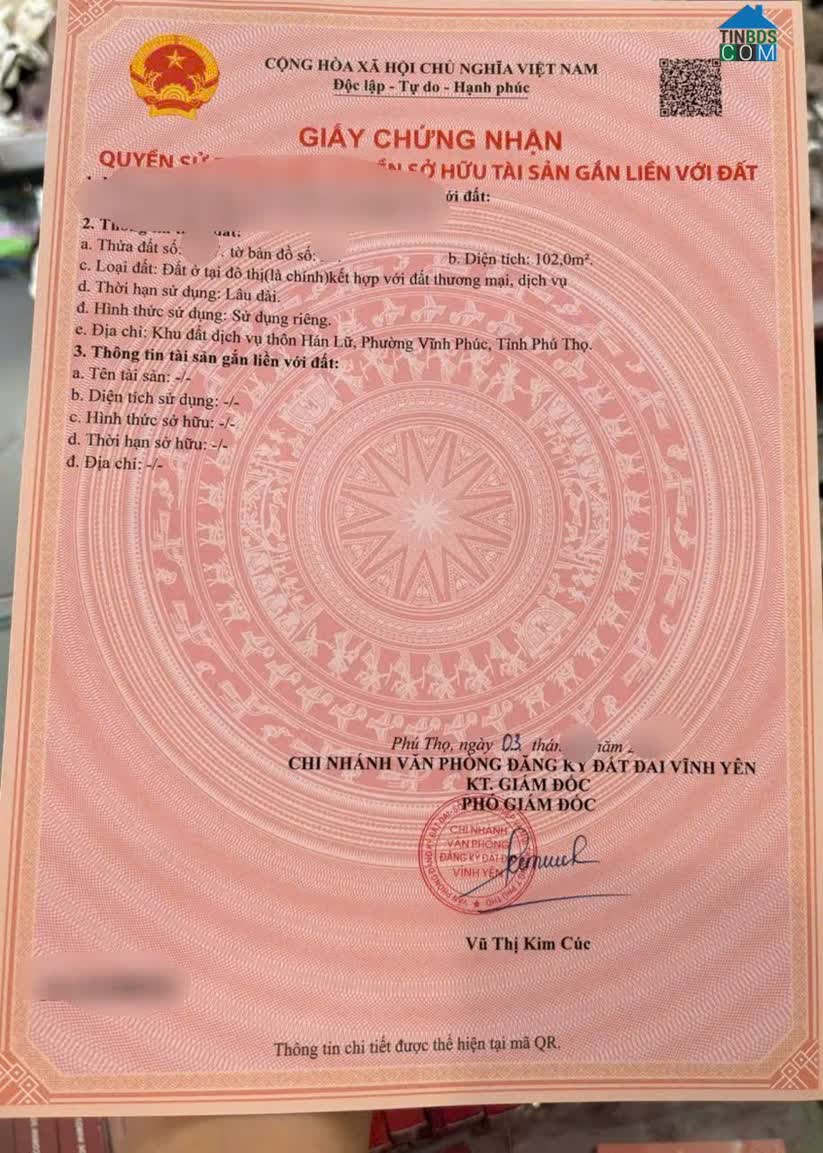 Ảnh Bán đất dịch vụ Hán Lữ, Khai Quang, Vĩnh yêBán đất dịch vụ Hán Lữ, Khai Quang, Vĩnh yên, Vĩnh... 0