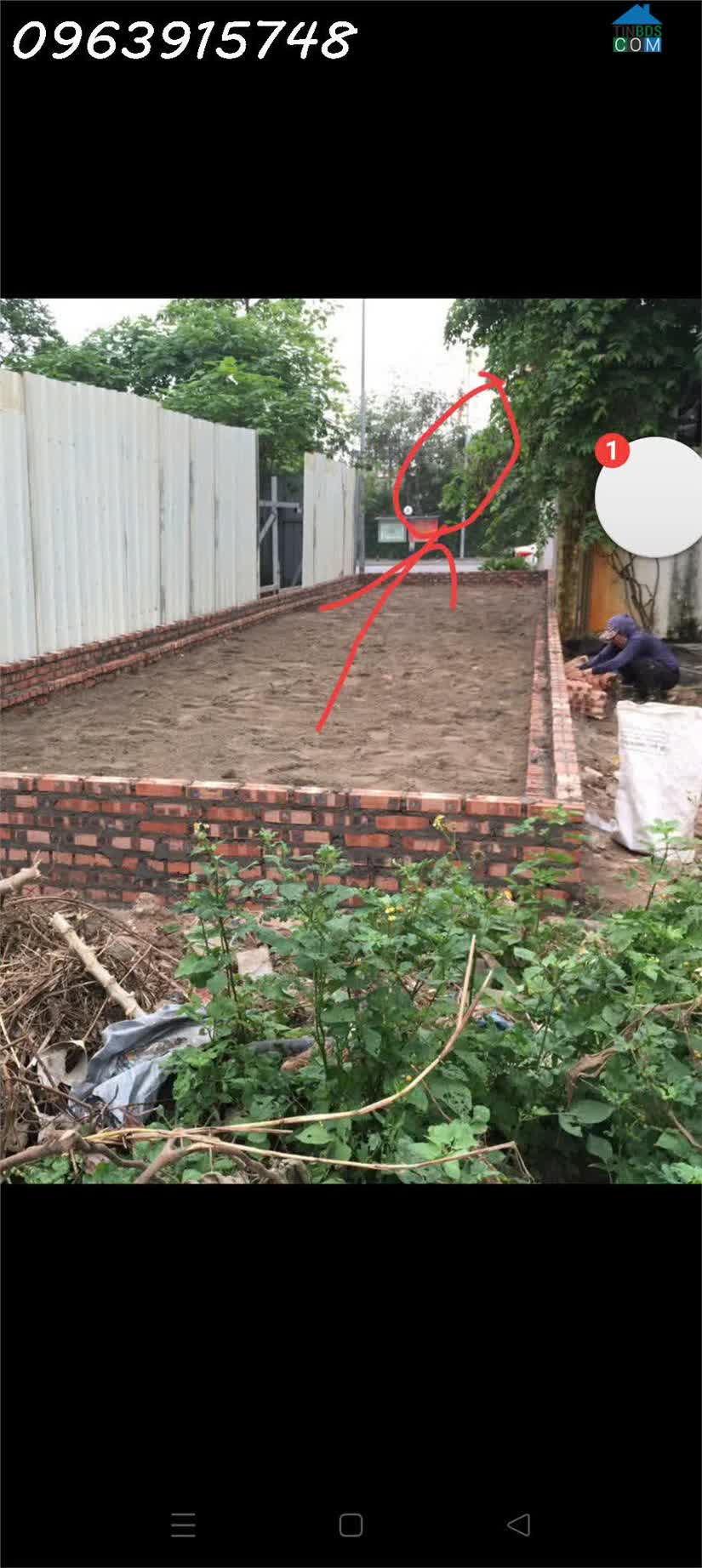 Ảnh Chính chủ cho thuê đất, cổng vào Khu đô thị mới Lideco, Hoài Đức, DT 80m2, giá 7tr/tháng 0