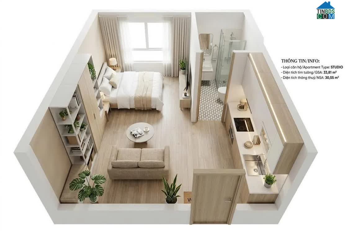 Ảnh Độc quyền căn hộ Sun Fours 1,5 tỷ tòa F1 thanh toán giãn 48th, HTLS 30th, 70% là nhận nhà ngay 0