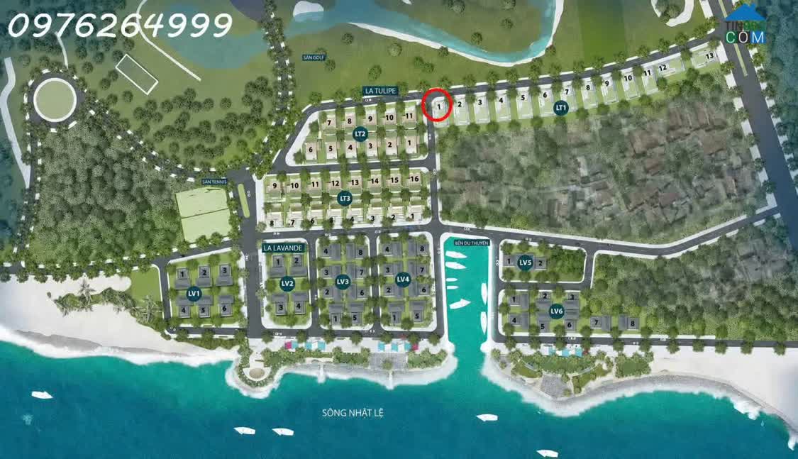 Ảnh GIA ĐÌNH ĐỊNH CƯ NƯỚC NGOÀI CẮT LỖ 1,8 TỶ - Bán nhanh lô góc siêu đẹp 325m2 tại dự án Nhật Lệ... 0