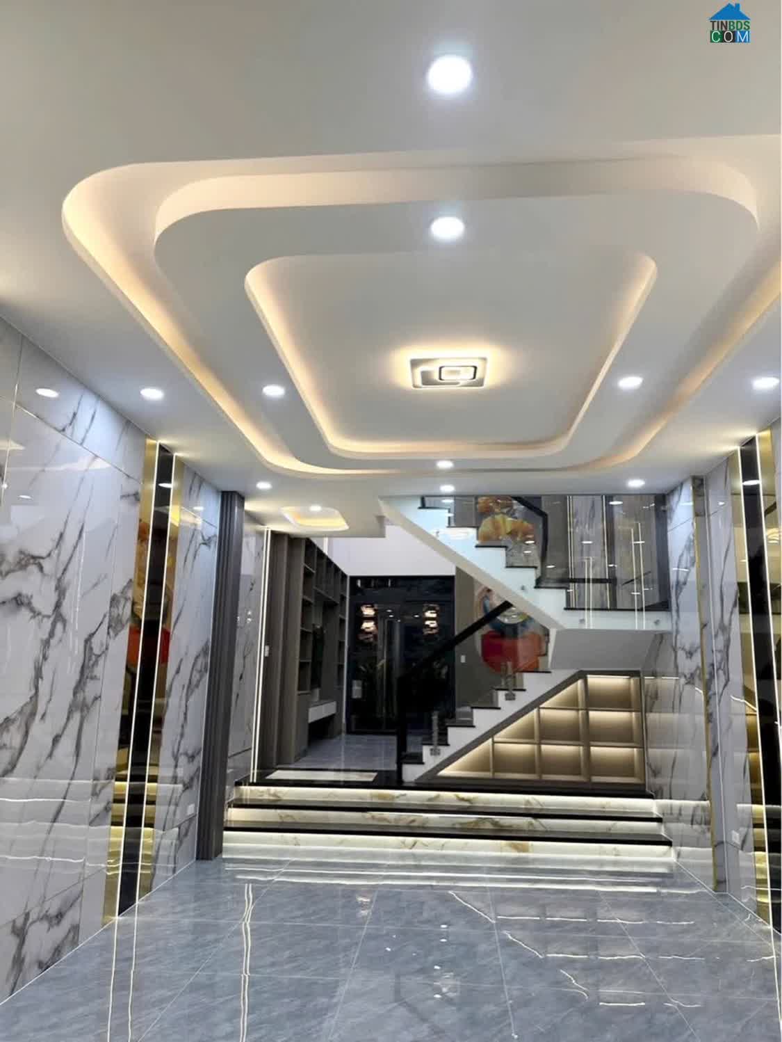 Ảnh Bán nhà Quận 12, Thạnh Lộc, nhà đẹp full nội thất, hẻm ô tô, 5 tầng, 4.5 x 14m, chỉ 6.x tỷ . 0