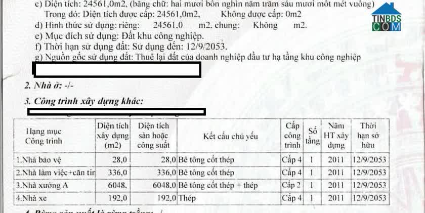 Ảnh Cho Thuê Nhà Xưởng Sản Xuất Cơ Khí – Nhơn Trạch, Đồng Nai – 6.604m² 0